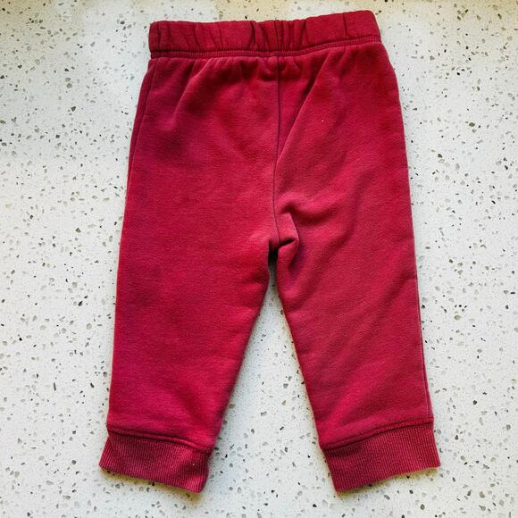 12 Month Girl Outfit Gray Owl Long Sleeve with Pink Sweatpants - Picture 6 of 7